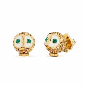 $58 Kate Spade night bird pave owl stud earrings